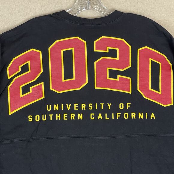 USC Trojans Unisex L‎ Black Alumni 2020 Spirit Jersey Pullover Sweatshirt - Picture 10 of 13